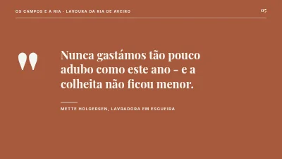 Página 5 de Agricultura sustentável — os campos e o Øresund
