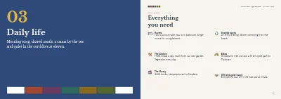 Pages 34–35 of Course programme for a folk high school – 48 pages