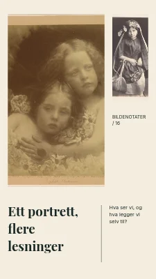 Ett portrett, flere lesninger · Hjørnestudie