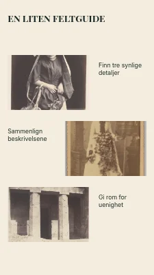 Side 2 av Ett portrett, flere lesninger · Hjørnestudie