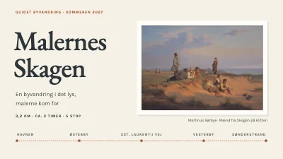 Byvandring i Skagen — malernes by
