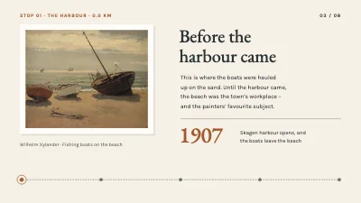 Page 3 of Skagen town walk — the painters’ town
