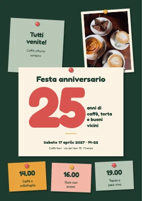 Festa di anniversario — bacheca