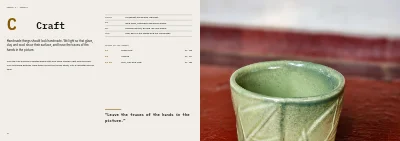 Pages 12–13 of Portfolio for a product and architecture photographer – 20 pages
