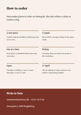 Page 2 of One piece at a time in Ringkøbing