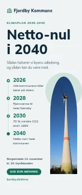 Roll-up til kommune — klimaplan mod netto-nul