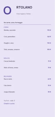 Havehuset — cena vegana, Marstal