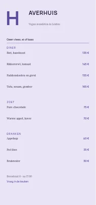 Havehuset — veganistisch diner, Marstal
