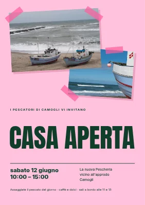 Open house sulla costa — foto con nastro adesivo