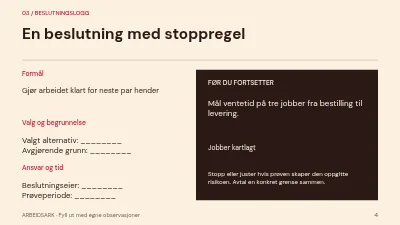 Side 4 av Arbeidsflyt for workshop