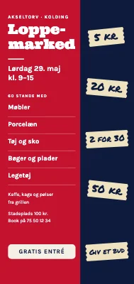Loppemarked — på torvet