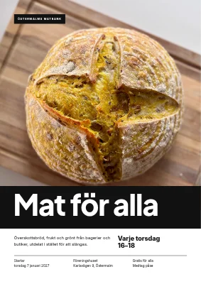 Matbank — utdelning av överbliven mat