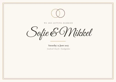 Wedding programme with songs and seating plan – 24 pages
