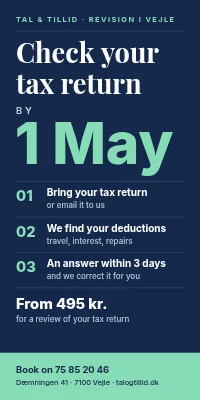 Door poster for an accountant — help with your tax return