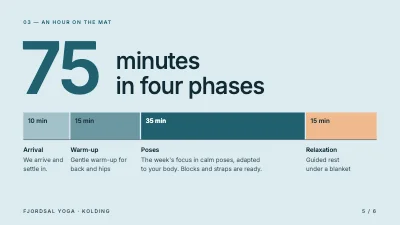 Page 5 of Yoga course — yoga for your back