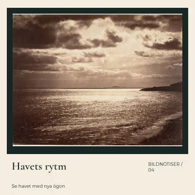 Havets rytm · Monterat tryck