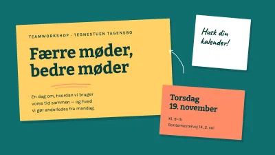 Side 1 af Teamworkshop — færre og bedre møder