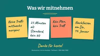 Seite 5 von Team-Workshop — weniger, bessere Meetings