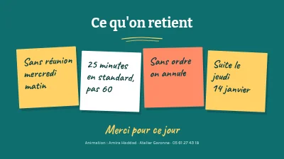 Page 5 de Atelier d’équipe — moins de réunions, de meilleures réunions