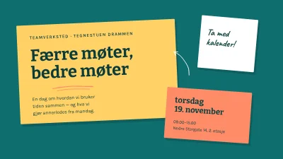 Side 1 av Teamworkshop — færre og bedre møter