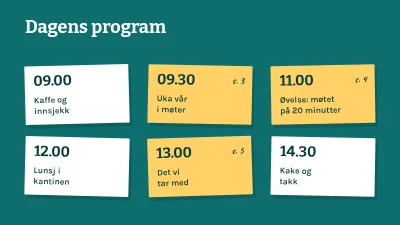 Side 2 av Teamworkshop — færre og bedre møter