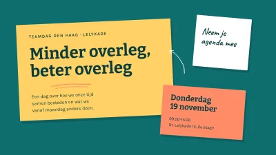 Pagina 1 van Teamworkshop — minder, betere meetings
