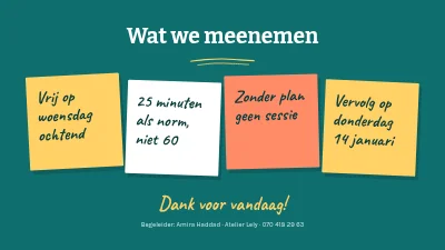 Pagina 5 van Teamworkshop — minder, betere meetings