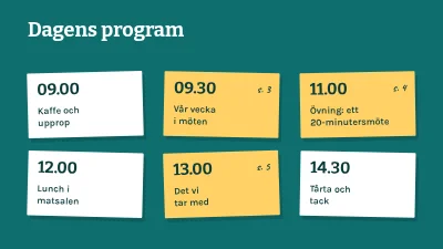 Sida 2 av Teamworkshop — färre, bättre möten