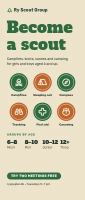 Scout group roll-up — become a scout