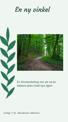 Sida 1 av En annan vinkel · trädgårdsanteckningsbok