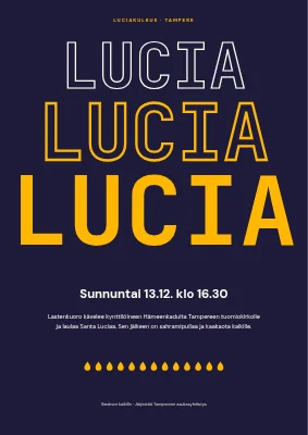 Lucia-kulkue — LUCIA kolmessa vaiheessa