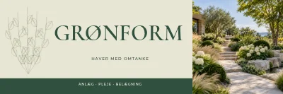 GRØNFORM — facadeskilt anlaeg