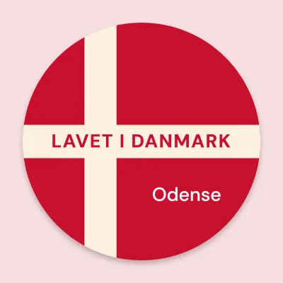 Lavet i Danmark med kors