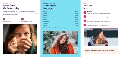 Pagina 2 di Language school: classes and levels