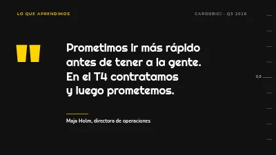 Página 6 de Revisión de OKR — objetivos y resultados del trimestre
