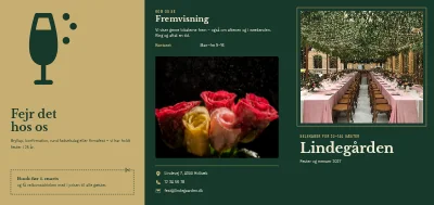 Selskabslokaler: fester og menuer