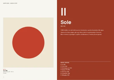 Side 18–19 af Udstillingskatalog for kunstmuseum – 64 sider