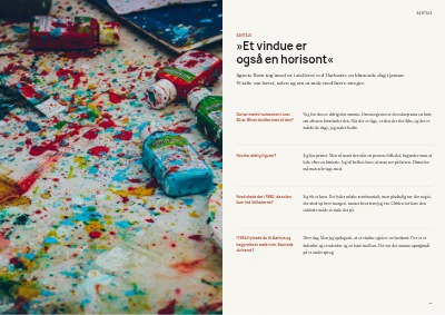 Side 28–29 af Udstillingskatalog for kunstmuseum – 64 sider