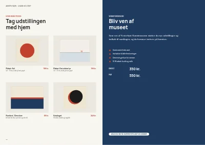 Side 60–61 af Udstillingskatalog for kunstmuseum – 64 sider