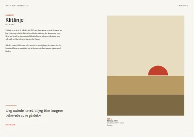 Side 14–15 af Udstillingskatalog for kunstmuseum – 64 sider