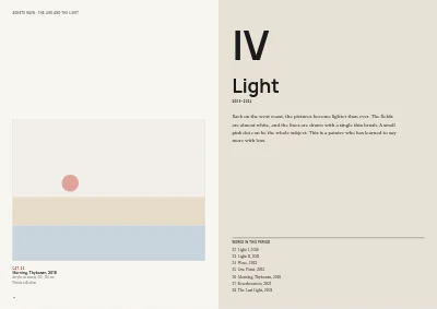 Pages 42–43 of Exhibition catalogue for an art museum – 64 pages