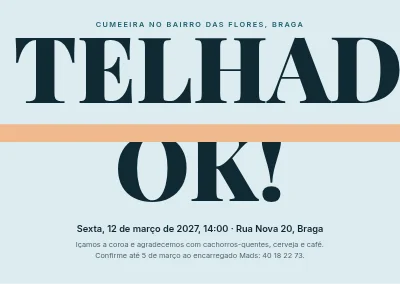 Festa da cumeeira — a última viga
