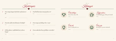 Side 8–9 af Program og egne sange til firmajulefrokost – 12 sider