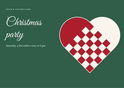 Programme and original songs for a company Christmas party – 12 pages