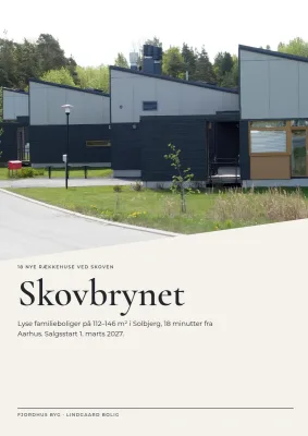 Salgsbrochure for nybyggeri af rækkehuse – 32 sider