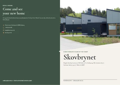 Umschlag von Sales brochure for new terraced houses – 32 pages
