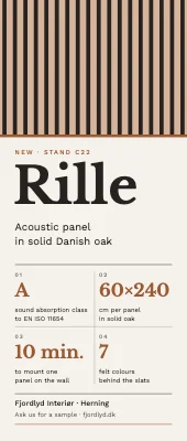Trade fair roll-up — acoustic panel