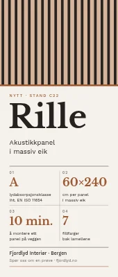 Messe-roll-up — akustikkpanel