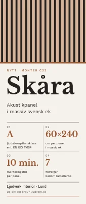 Mässroll-up — akustikpanel