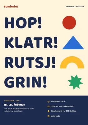 Legeland med vinterferieprogram i Roskilde